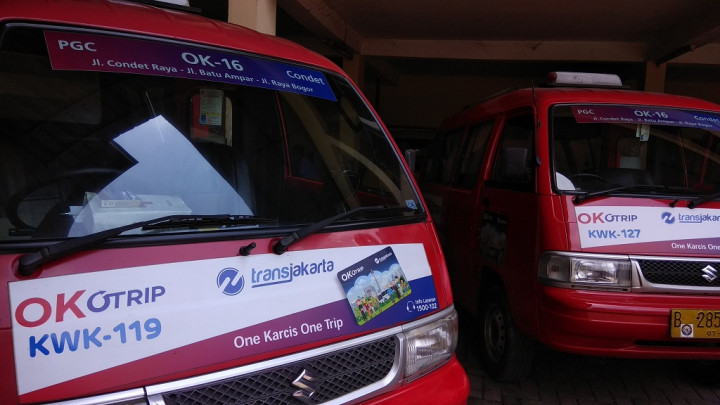 Penumpang Jak Lingko Masih Sedikit