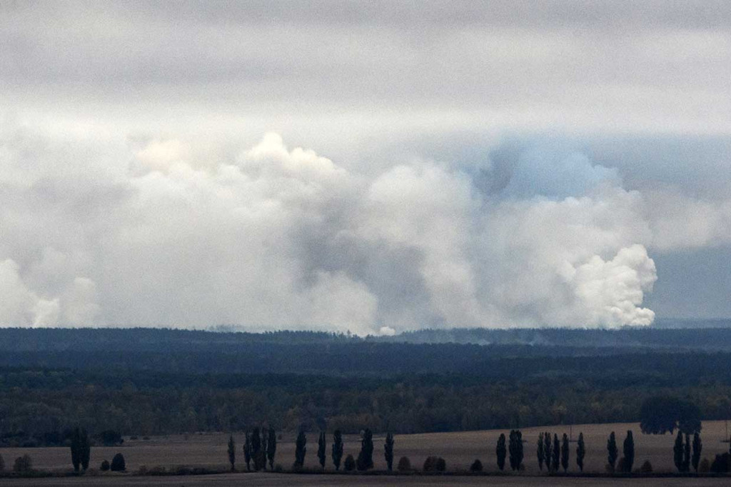 Gudang Peluru Ukraina Meledak, Ribuan Warga Mengungsi