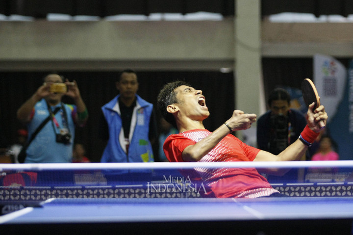 David Jacobs Tambah Emas Lewat Tenis Meja