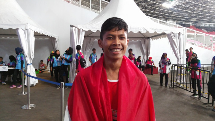 Selain Raih Emas, Sapto Pecahkan Rekor Asia