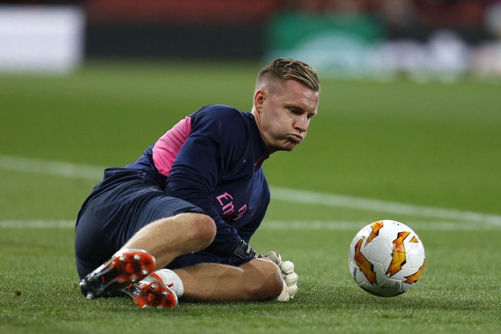 Kiper Arsenal dan timnas Jerman, Bernd Leno (AFP/Ian Kington)