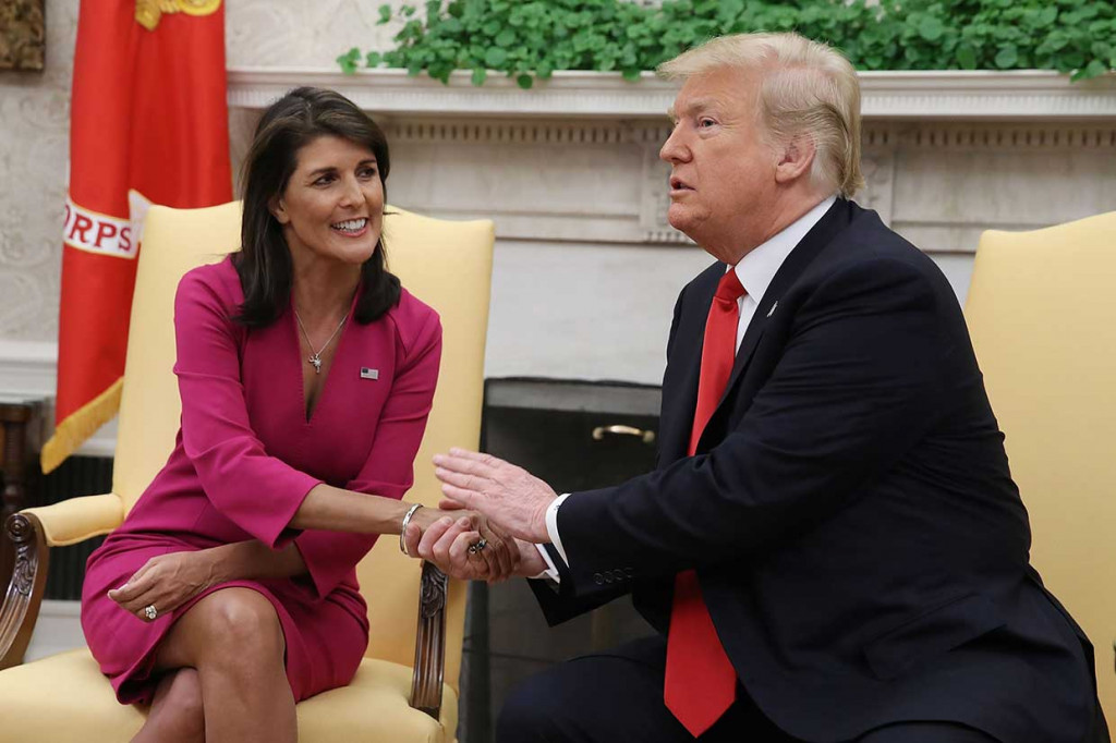 Nikki Haley Mundur sebagai Dubes AS untuk PBB