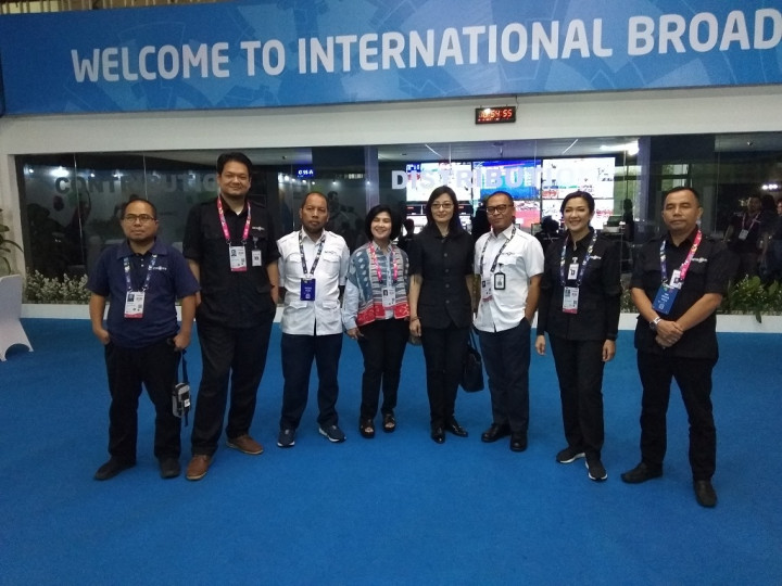 Direksi Metro TV Mengunjungi IBC Asian Para Games 2018