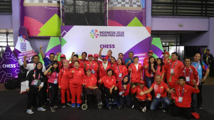 Tim Para-Catur Indonesia Persembahkan Setengah Lusin Emas