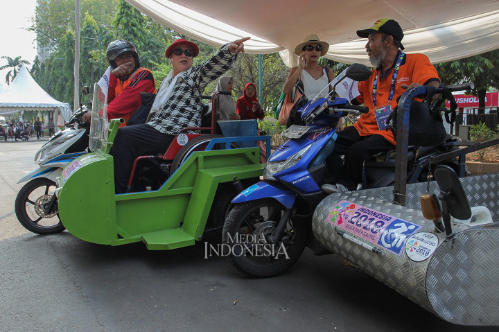 Ojek Disabilitas Siap Antar Pengunjung ke Venue Asian Para Games