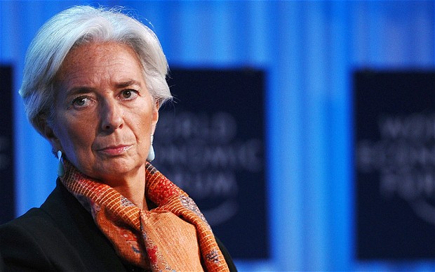 Managing Director atau Direktur Pelaksana Internasional Monetary Fund (IMF) Christine Lagarde. Dok;AFP.