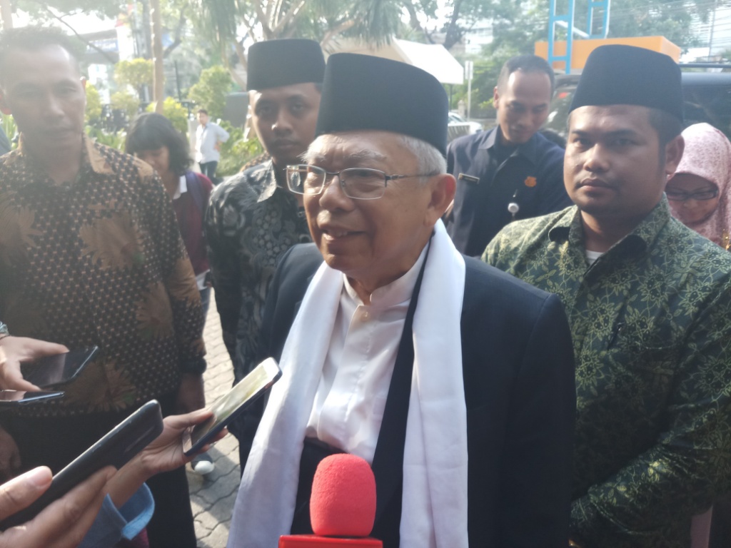 Calon Wakil Presien Ma'ruf Amin. Foto: medcom.id/M Sholahadhin Azhar.