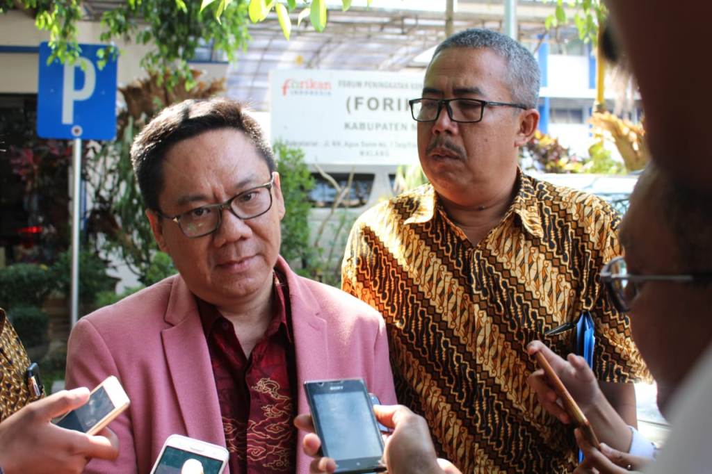 Anggota tim kuasa hukum Bupati Malang Rendra Kresna, Gunadi Handoko.