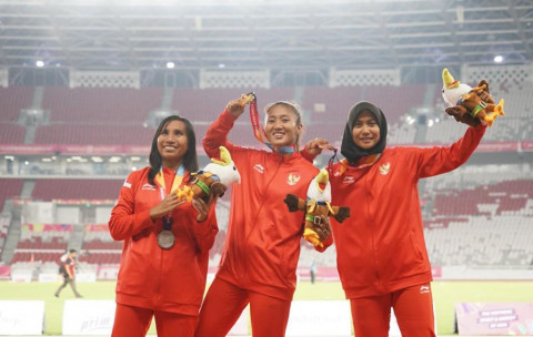 Tiga sprinter putri Indonesia sukses borong medali di Asian Para
