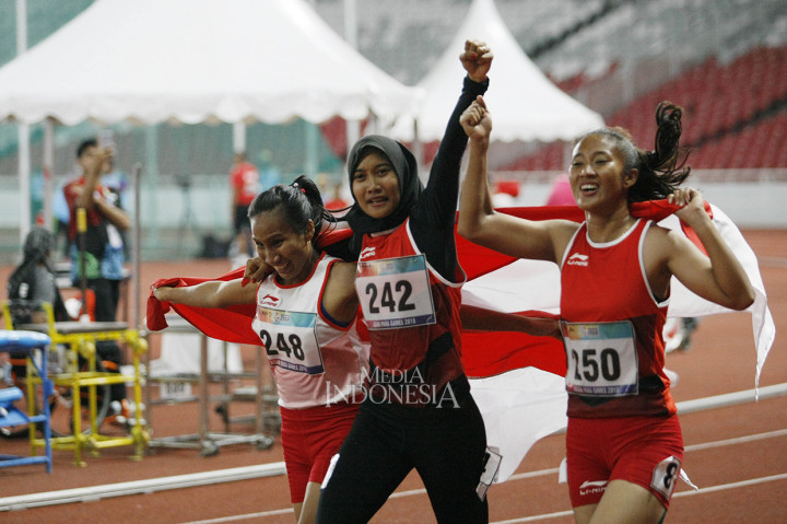 Indonesia Sapu Bersih Medali 100 Meter T13 Putri