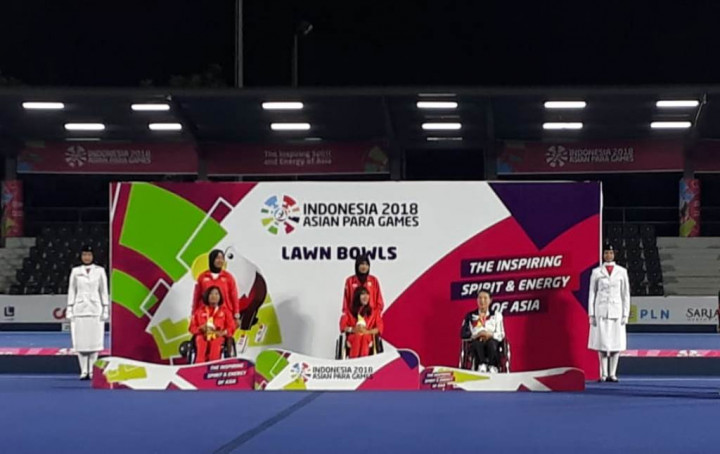 Tim Para-Lawn Bowl Indonesia Gondol Empat Emas