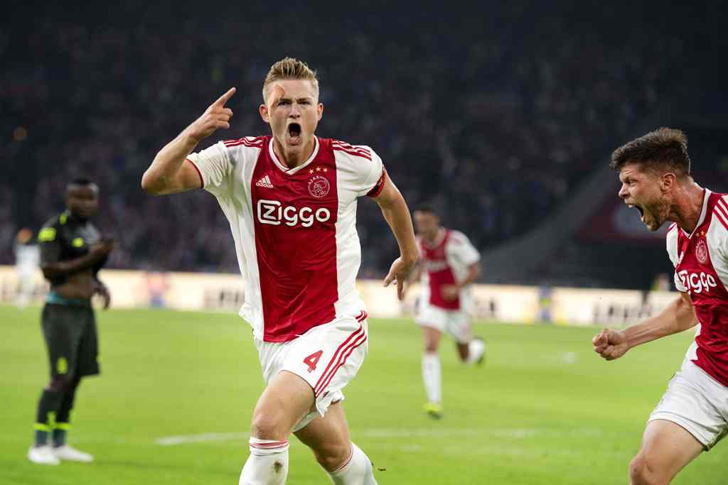 Bek Ajax Amsterdam, Matthijs de Ligt (no.4) (AFP/Olaf Kraak)
