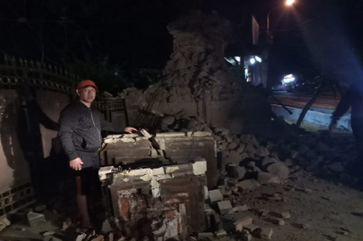 Guncangan Gempa Dirasakan di 22 Kabupaten dan Kota