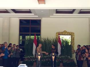 Singapura Terdepan Beri Bantuan