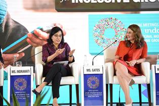 Menkeu dan Melinda Gates Bahas Peluang dari Kemajuan Teknologi