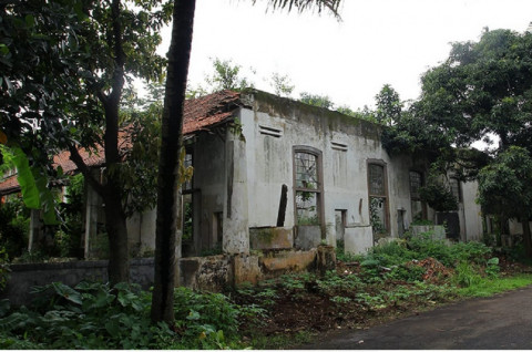 Bangunan cagar budaya Rumah Tua Cimanggis Depok yang menjadi