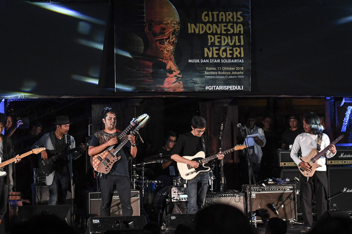Gitaris Indonesia Gelar Konser Amal untuk Korban Gempa