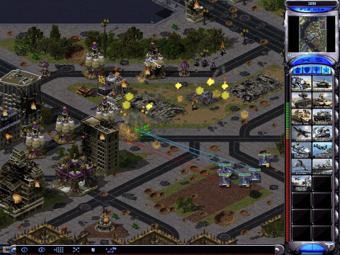 Game klasik Command & Conquer Red Alert.