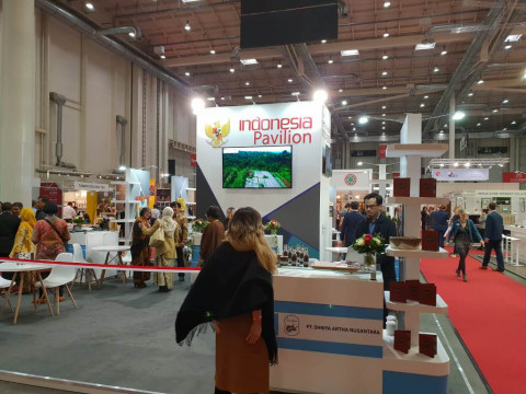 Indonesia Pavilion di COTECA 2018. (Foto: Dok. KBRI Berlin).