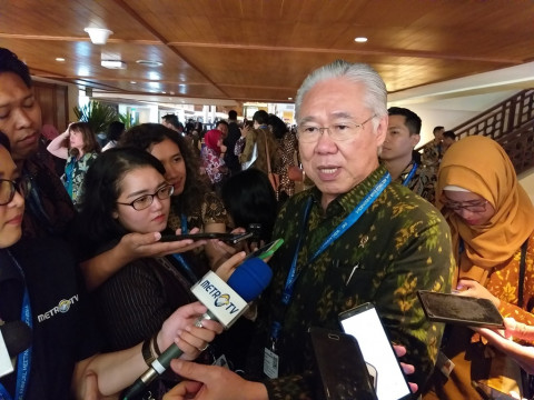 Menteri Perdagangan (Mendag) Enggartiasto Lukita di sela