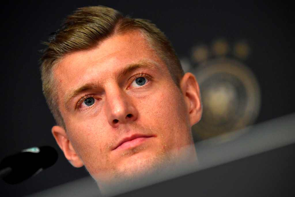 Gelandang Jerman, Toni Kroos (AFP/John Macdougall)
