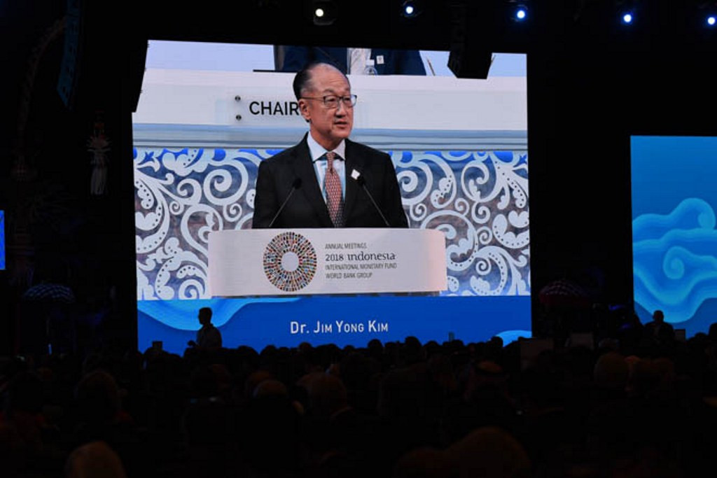 Presiden Bank Dunia Jim Yong Kim (Foto: am2018bali)
