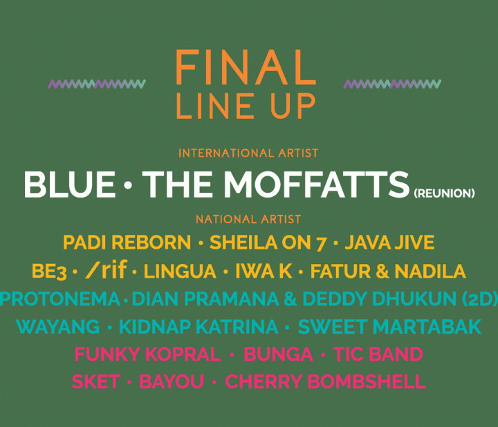 The Moffats, Blue hingga Sheila on 7 Meriahkan Tahun Keempat The 90's Festival
