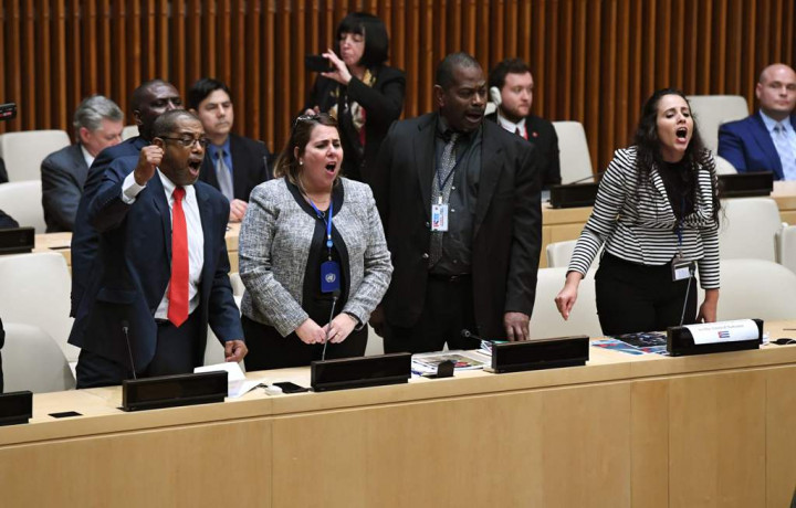 Sejumlah Diplomat Kuba Mengamuk di Pertemuan PBB