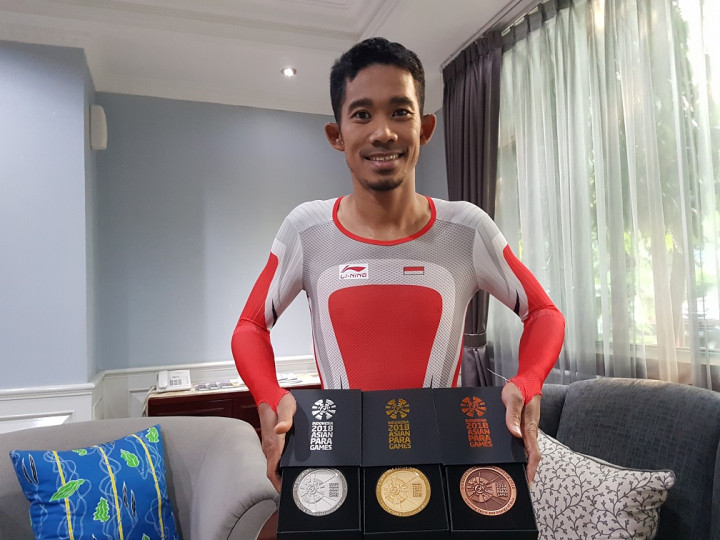 Fadli Beberkan Resep Raih Tiga Medali di Asian Para Games 2018