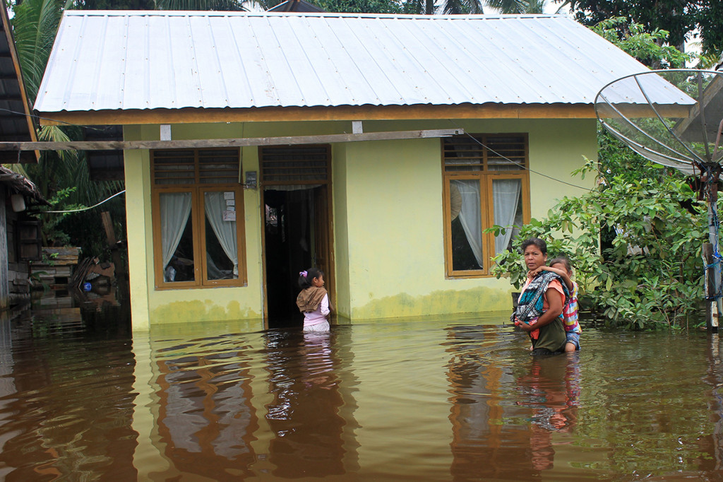 Banjir Terjang 10 Kecamatan di Aceh Barat