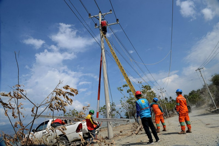 Menteri Jonan Sebut Listrik di Palu dan Donggala Sudah Pulih