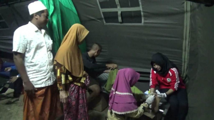Korban Gempa di Sapudi Masih Trauma