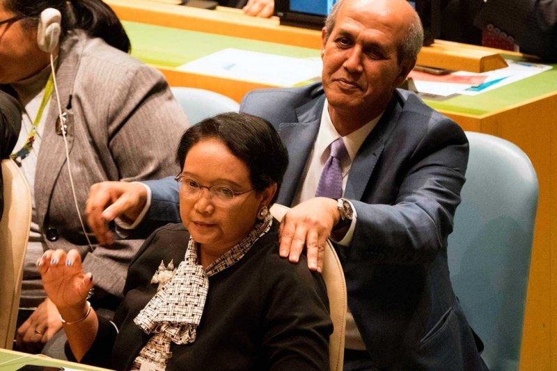 Indonesia terpilih sebagai anggota tidak tetap Dewan Keamanan Perserikatan Bangsa-Bangsa untuk periode 2019-2020. (Photo: AFP).