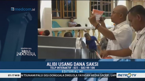 Alibi Usang Dana Saksi