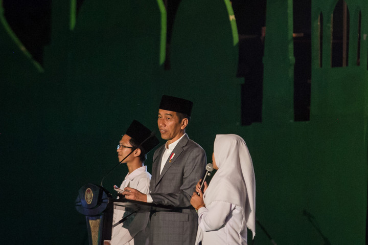 Jokowi Hadiri Apel Akbar Hari Santri Nasional di Solo