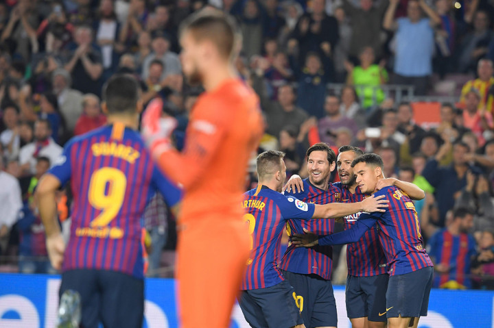 Kalahkan Sevilla, Barca Pimpin Klasemen Sementara La Liga