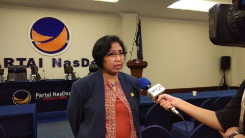 Juru Bicara Tim Kampanye Nasional Koalisi Indonesia Kerja (TKN-KIK) Irma Suryani Chaniago - Medcom.id/Fachri Audhia Hafiez. 