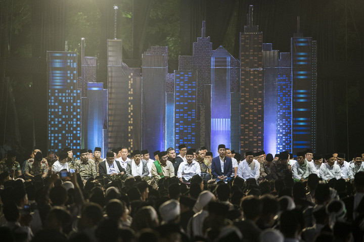 Presiden Hadiri Malam Puncak Hari Santri Nasional di Bandung