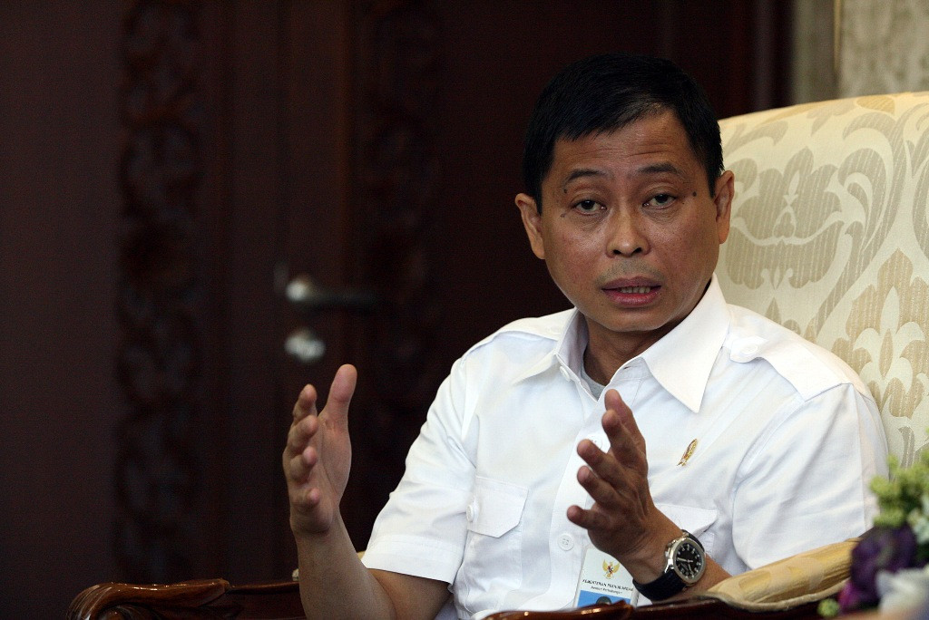 Menteri ESDM Ignasius Jonan (MI/SUSANTO)