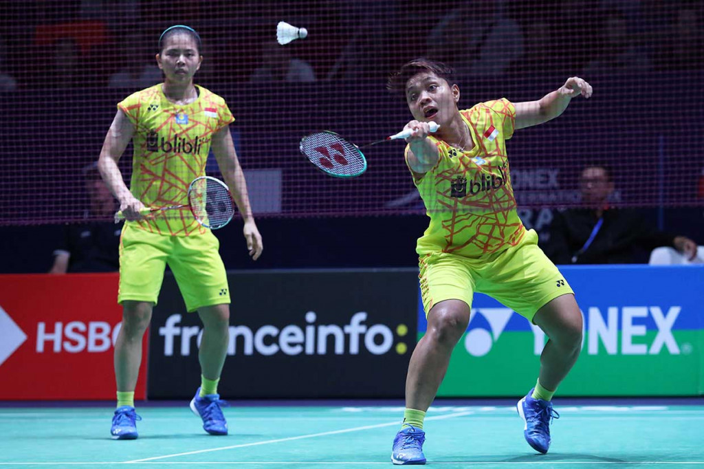 Greysia/Apriyani ke Perempat Final Prancis Terbuka