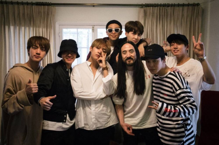 BTS Senang Kembali Berkolaborasi dengan Steve Aoki
