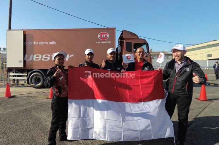 Eko Yulianto Kibarkan Merah Putih di UD Trucks EMC