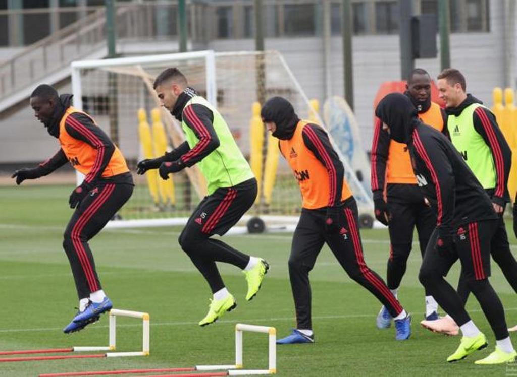 Penggawa Manchester United sedang berlatih. (Foto: Manutd.com)