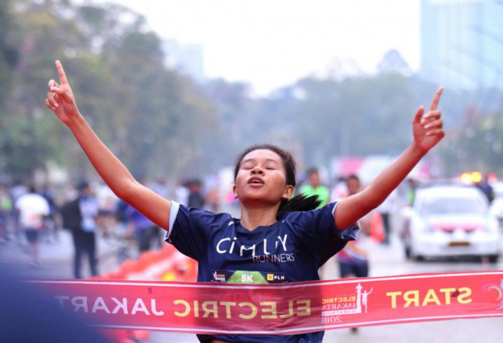 Electric Jakarta Marathon 2018 Diikuti 12 Ribu Peserta