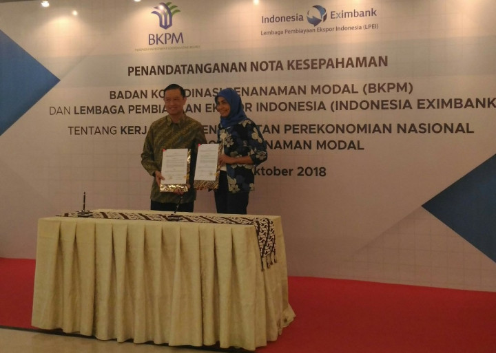BKPM dan LPEI Sepakati Tingkatkan Level Ekspor