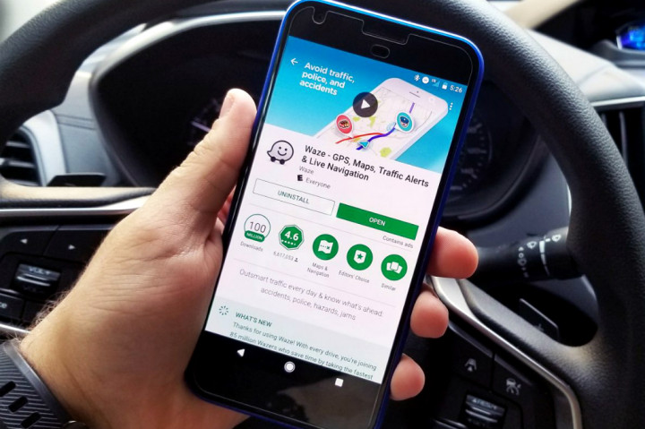 Versi Beta Waze Pasang Layanan Streaming