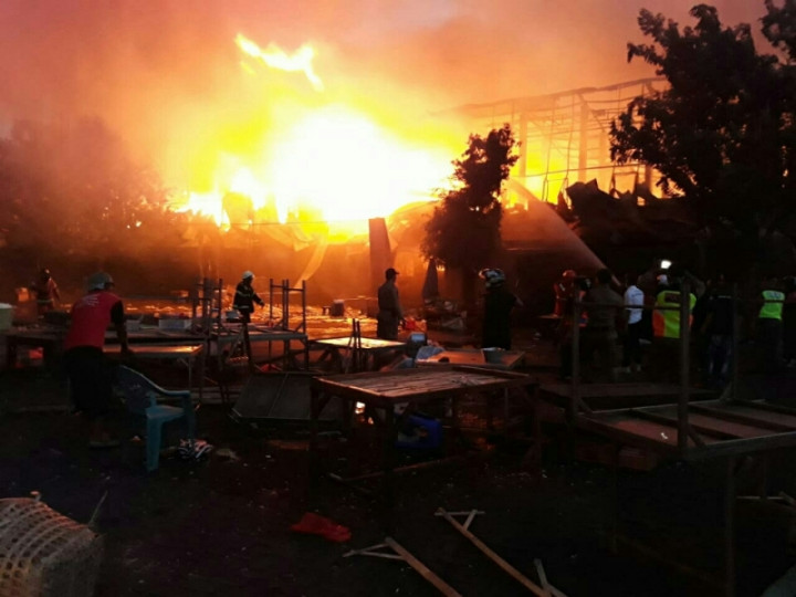 Ribuan Kios di Pasar Legi Solo Ludes Terbakar