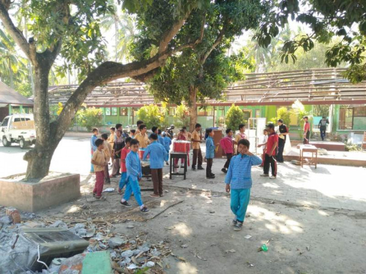 Siswa di Palu Sudah Kembali Belajar