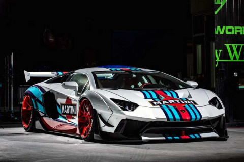 Lamborghini Aventador Gambot Khas Liberty Walk Nongol Di Sema