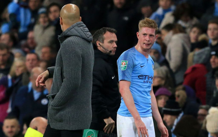 Guardiola Berharap De Bruyne tidak Alami Cedera Serius